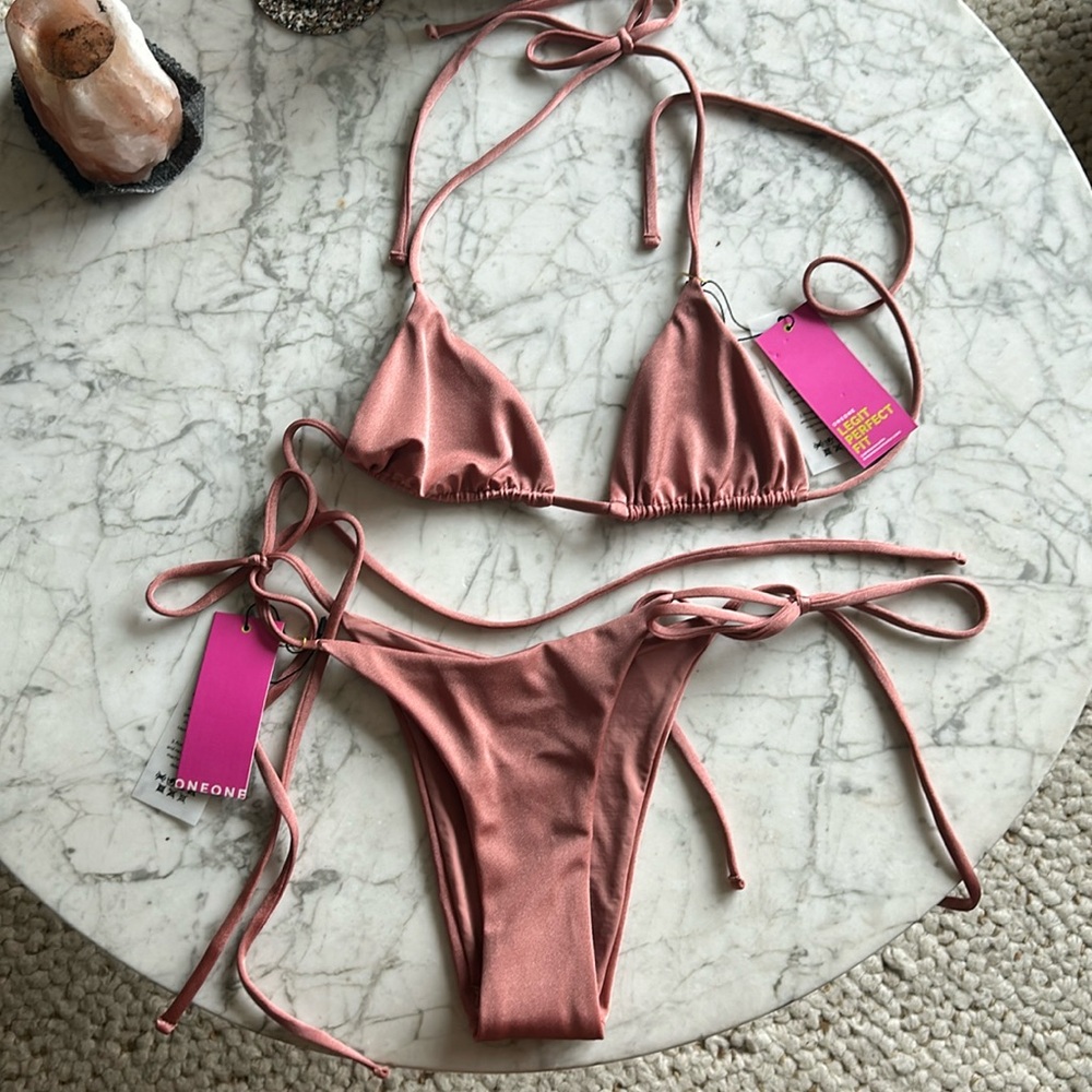 Oneone arial top & bottom - dusty rose